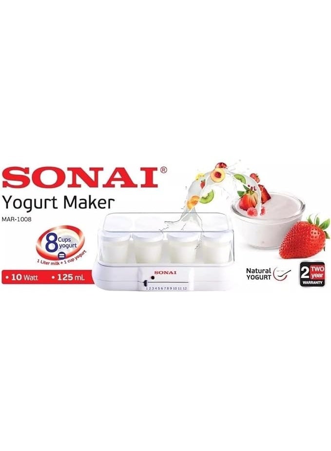 Sonai Original Maker Maker – 10 Watts, 8 Cups – MAR-1008 Beware of imitations, White - Image 2